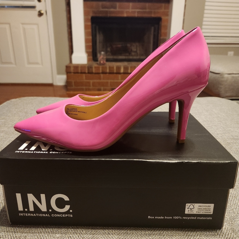 I.N.C. International Concepts Fuchsia Pink Stiletto Pumps Sz. 9